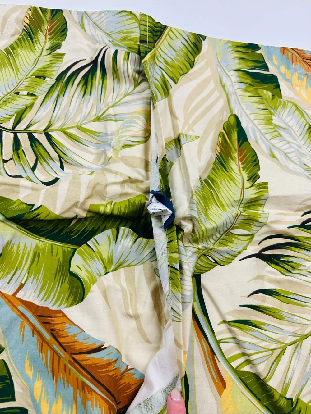 Tommy Bahama Tropical Palm Print Cotton Standard Pillow Sham